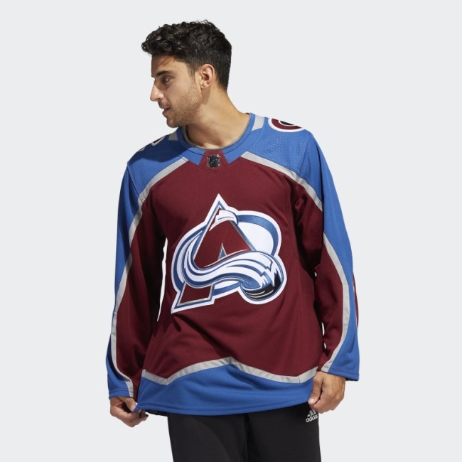 Avalanche Home Authentic Jersey Burgundy Adidas