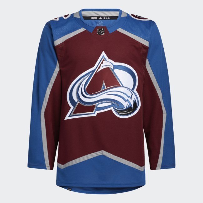 Avalanche Home Authentic Jersey Burgundy Adidas