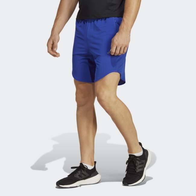 HIIT Mesh Training Shorts Blue Adidas