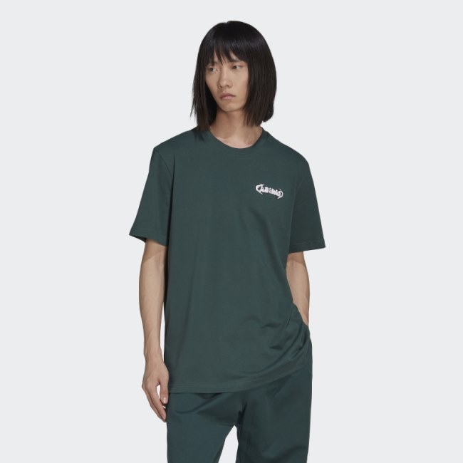 Graphic Campus Tee Adidas Mineral Green