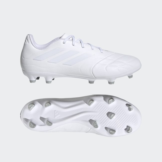 Adidas Copa Pure.3 Firm Ground Boots White