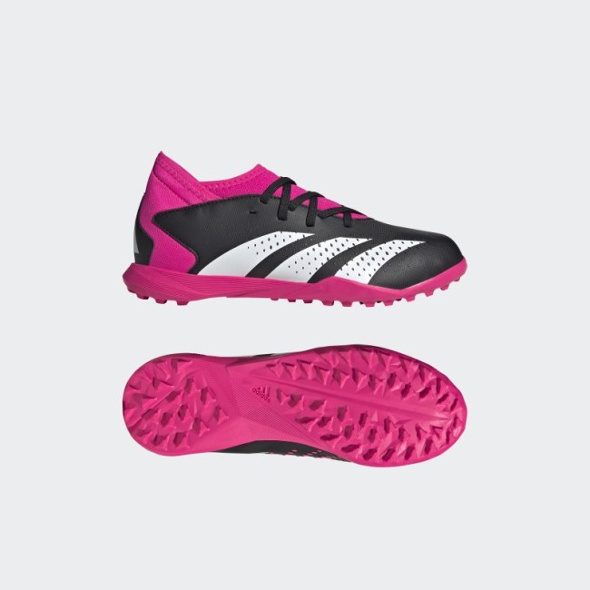 Pink Adidas Predator Accuracy.3 Turf Shoes