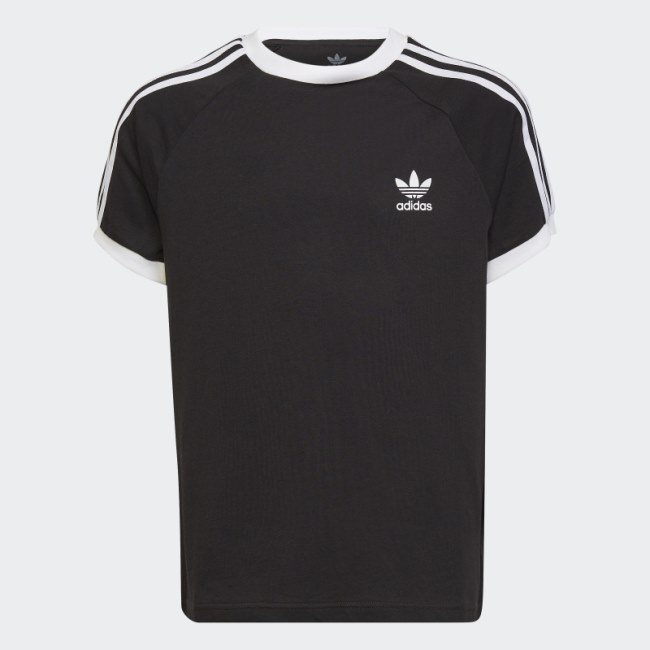 Black Adicolor 3-Stripes T-Shirt Adidas