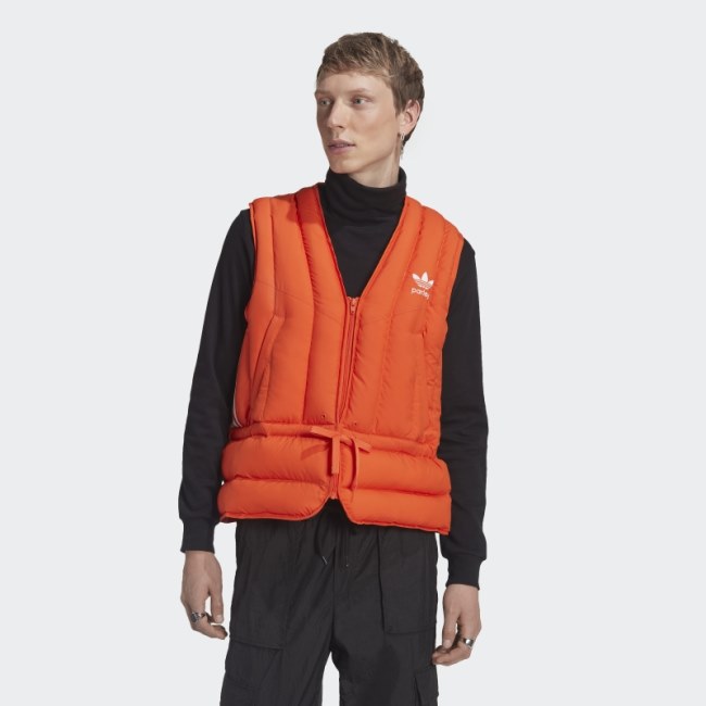 Orange Adicolor Parley Vest (Gender Neutral) Adidas