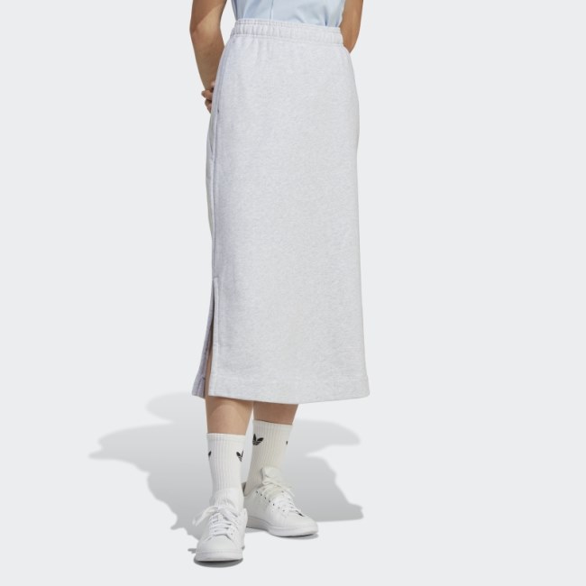 Adidas Light Grey Heather Premium Essentials Skirt