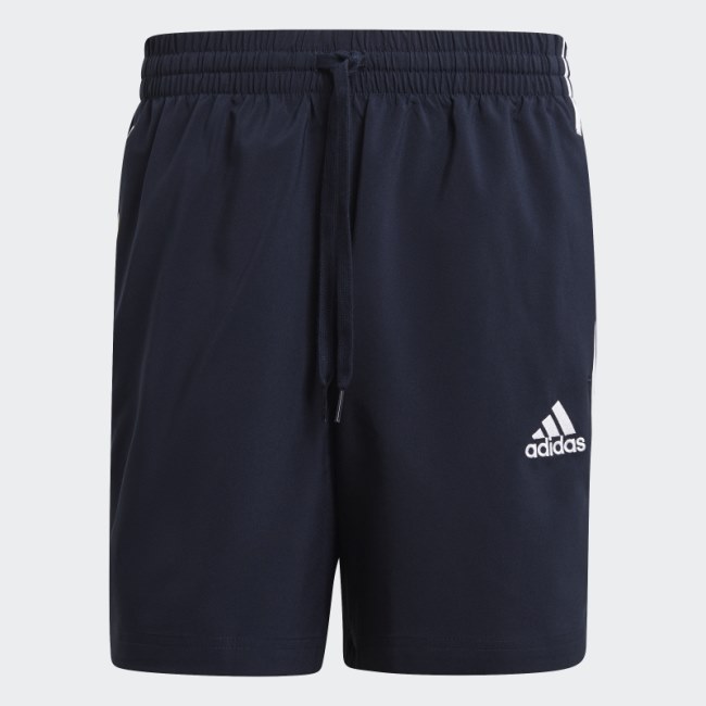 Adidas AEROREADY Essentials Chelsea 3-Stripes Shorts White Stylish