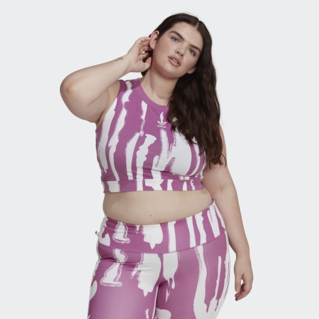 Adidas Thebe Magugu Tank Top (Plus Size) Lilac