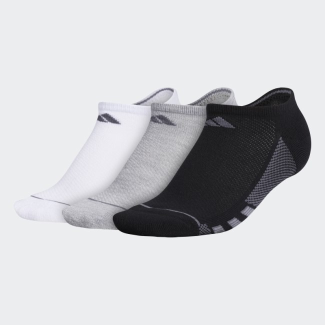 Adidas Multicolor Superlite Stripe No-Show Socks 3 Pairs
