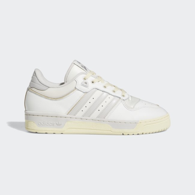 White Adidas Rivalry Low 86 Shoes