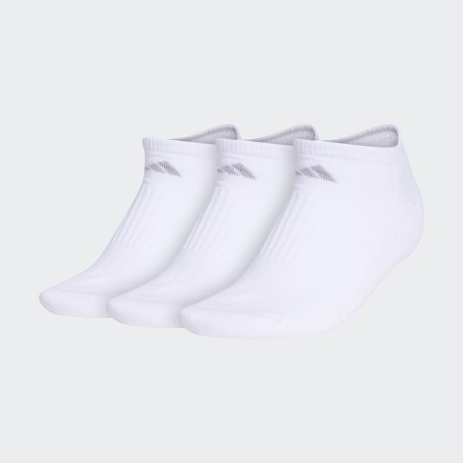 Adidas Cushioned 3 No-Show Socks 3 Pairs Onix