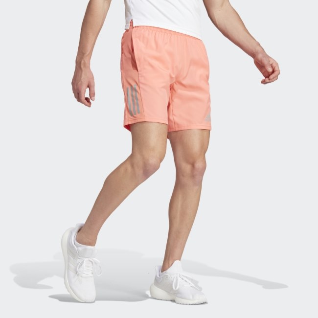 Adidas Own the Run Shorts Coral
