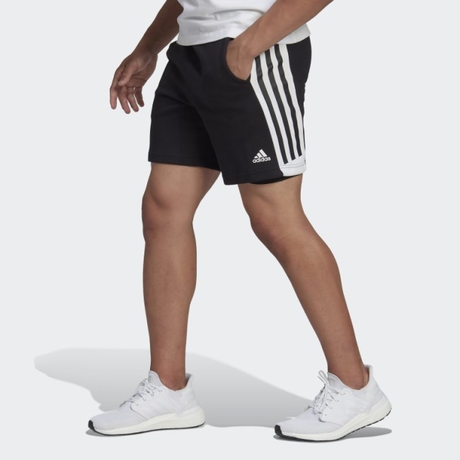 Black Future Icons 3-Stripes Shorts Adidas
