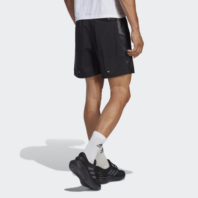 Adidas Own the Run Seasonal Shorts Black