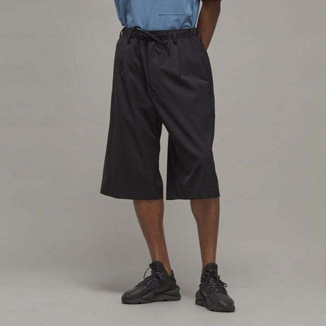 Adidas Y-3 Refined Wool Tailored Shorts