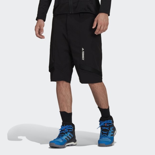 Black Adidas Terrex Zupahike Hiking Shorts