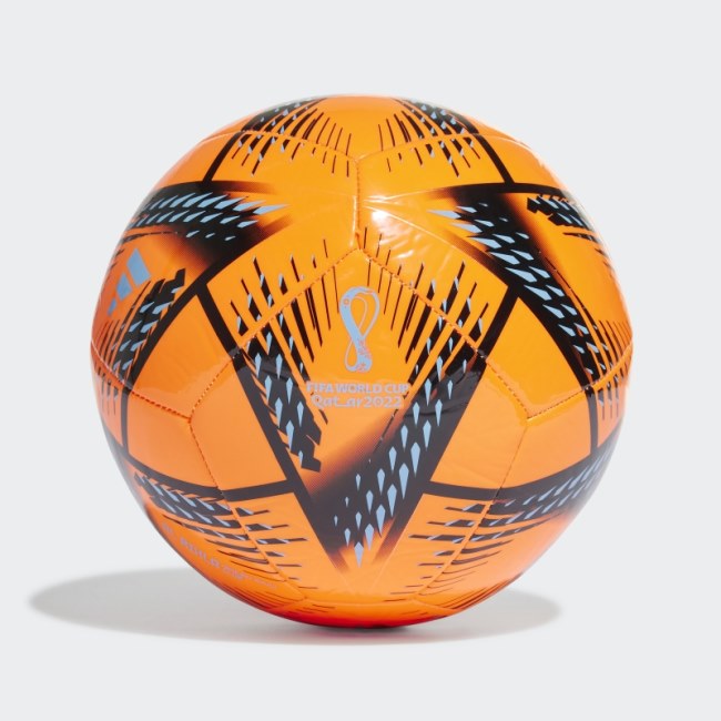 Orange Adidas Al Rihla Club Ball