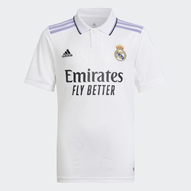 Adidas White Real Madrid 22/23 Home Jersey