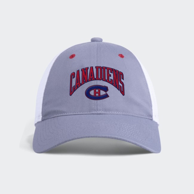 Adidas Grey Canadiens Slouch Trucker Hat