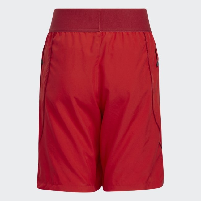 Red Adidas Donovan Mitchell D.O.N. Issue #4 Shorts