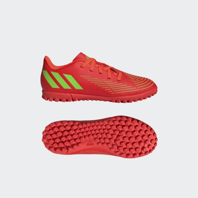 Adidas Predator Edge.4 Turf Shoes Red