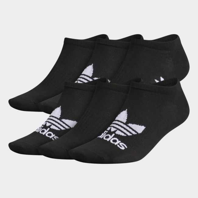 Classic Superlite No-Show Socks 6 Pairs Adidas Black