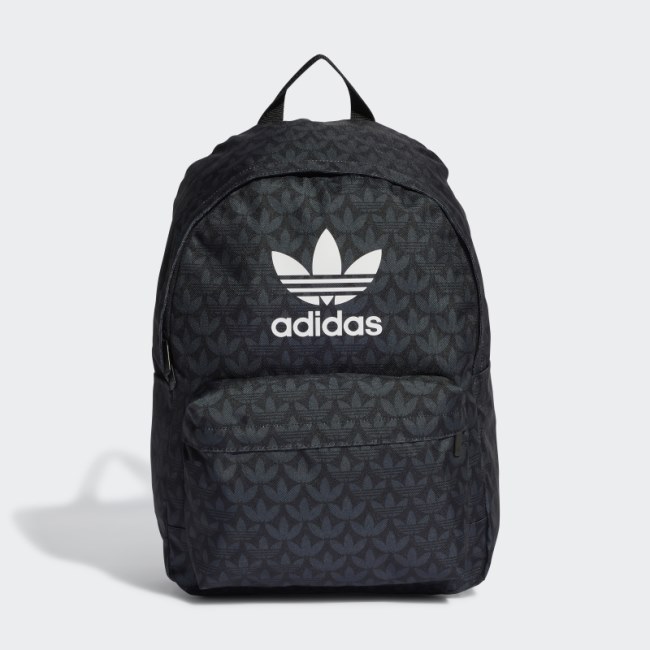 Adidas Black Monogram Classic Backpack