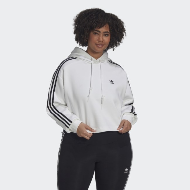Adidas Adicolor Classics Hoodie (Plus Size) White