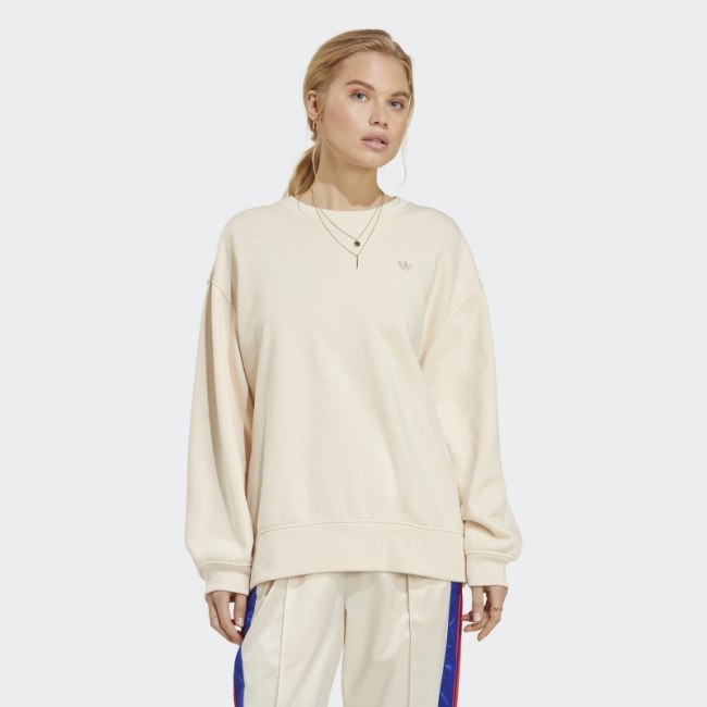 Premium Essentials Oversized Sweatshirt Adidas White
