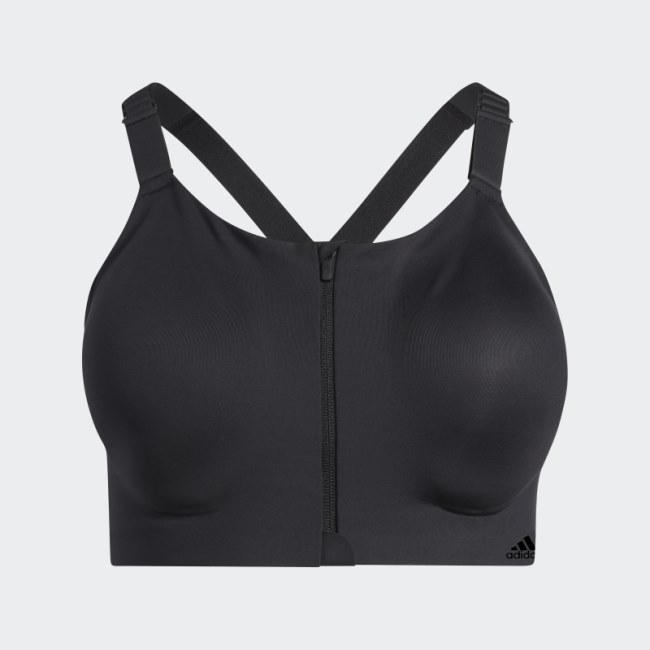 Adidas TLRD Impact Luxe Training High-Support Bra (Plus Size) Fashion Black