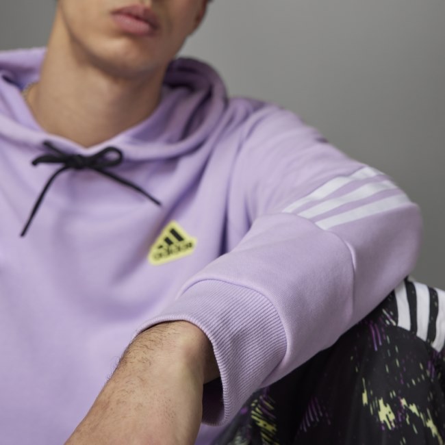 Adidas Future Icons Hyperpulse Hoodie (Gender Neutral) Purple Glow