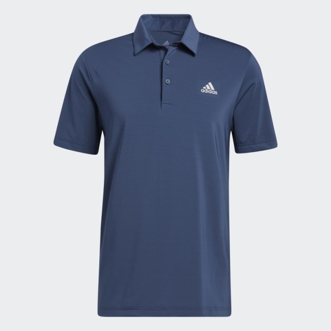 Navy Adidas Ultimate365 Solid Left Chest Polo Shirt