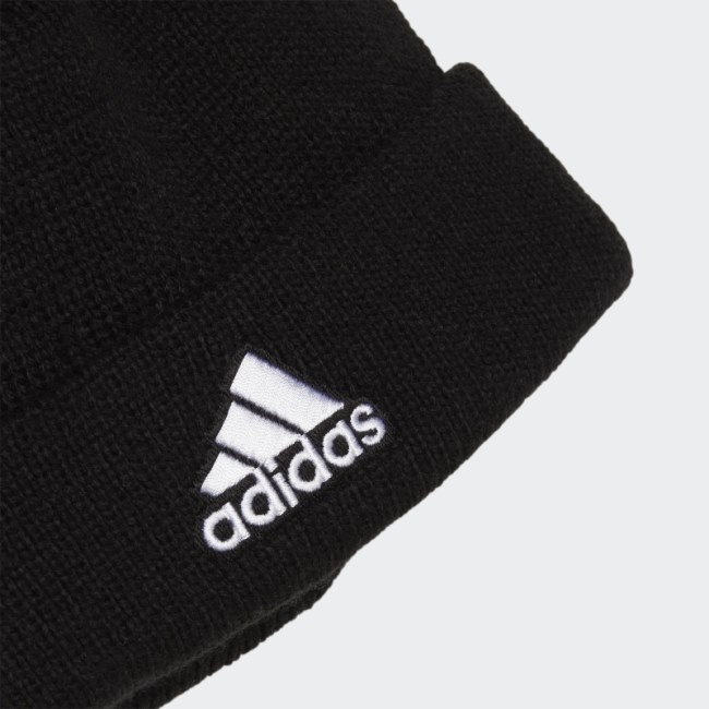 Adidas Black Team Issue Fold Beanie