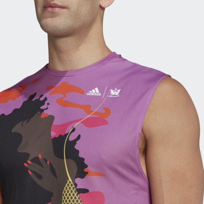 Tennis New York Sleeveless Tee (Gender Neutral) Adidas Lilac