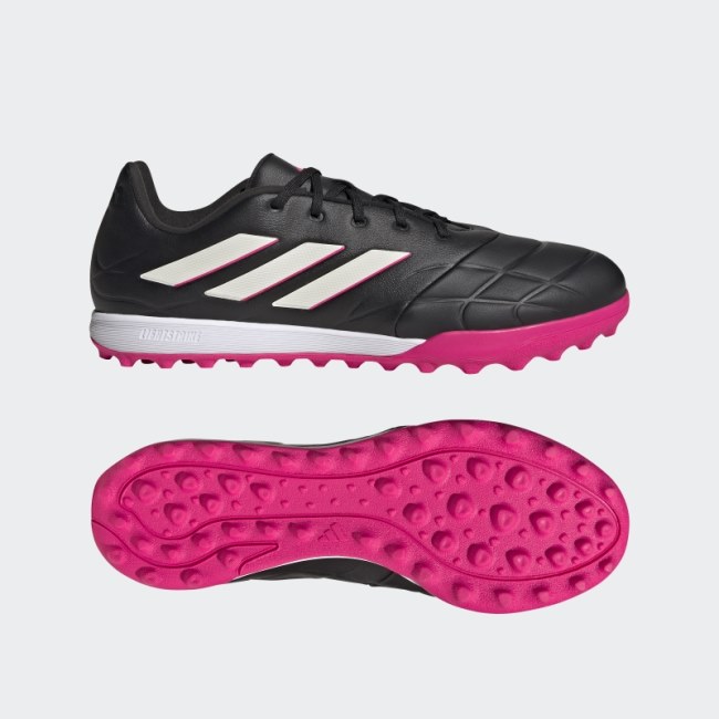 Black Adidas Copa Pure.3 Turf Boots