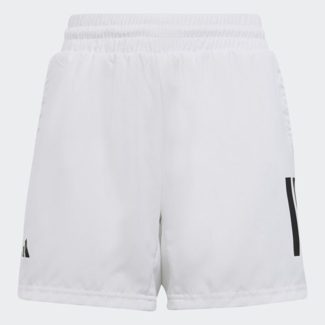 Club Tennis 3-Stripes Shorts White Adidas