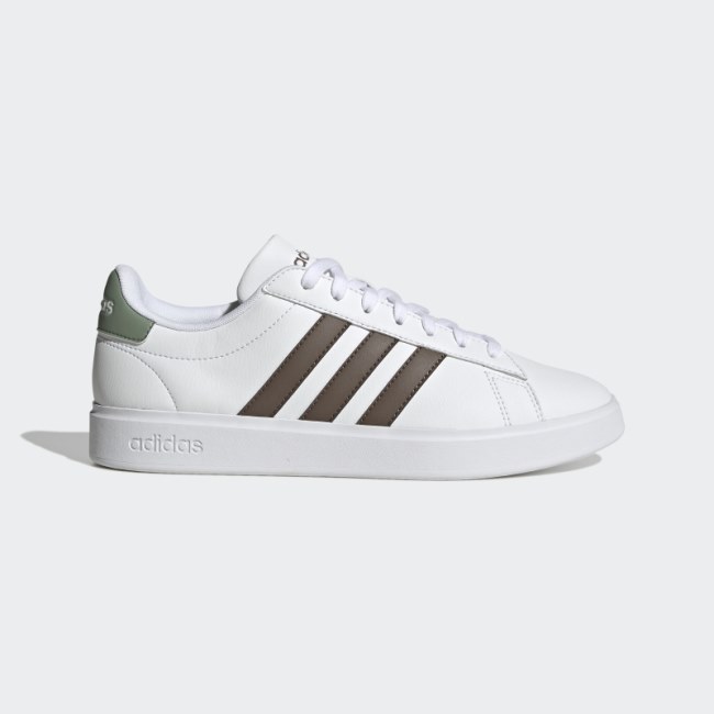 Adidas Grand Court Cloudfoam Comfort Shoes Earth