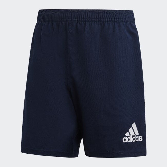 Adidas Navy 3-Stripes Shorts