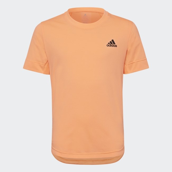Adidas Beam Orange Tennis New York FreeLift Tee