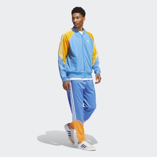 Gold Adidas Tricot SST Track Pants
