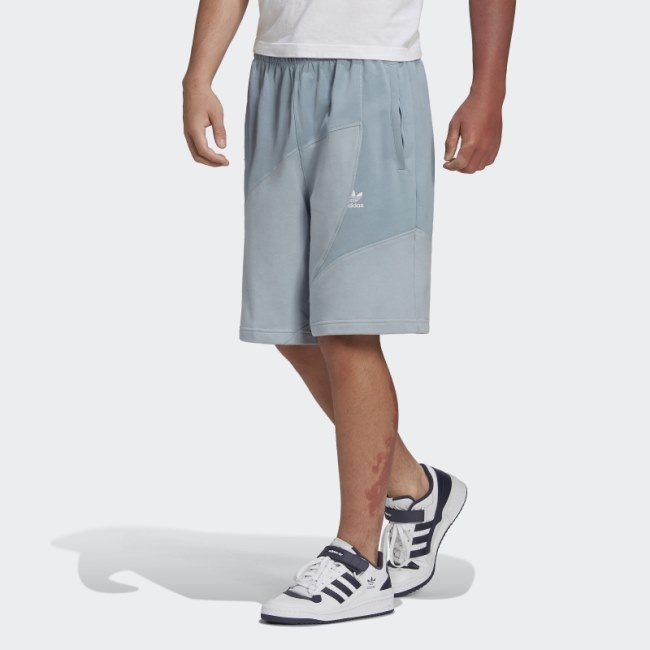 Adicolor Interlock Shorts Adidas Grey