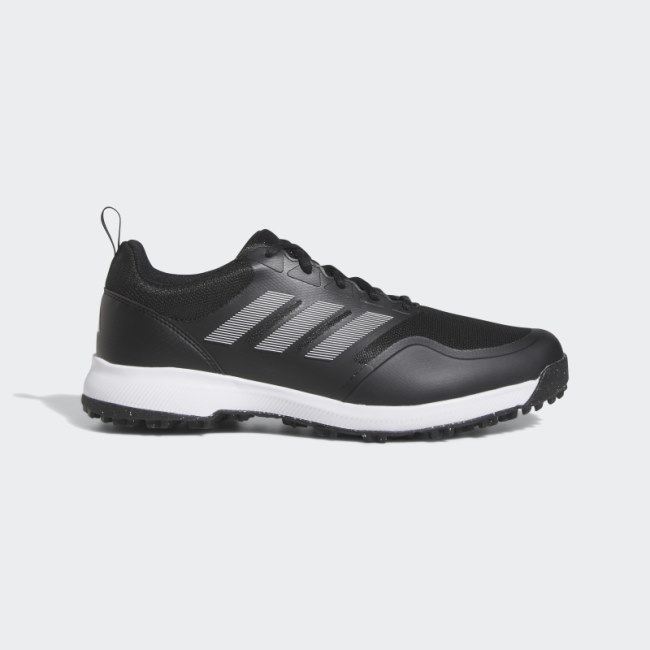 Black Adidas Tech Response SL 3.0 Wide Golf Shoes