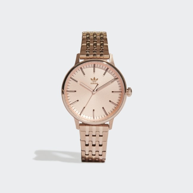 Rose Gold Adidas Code One Small M Watch