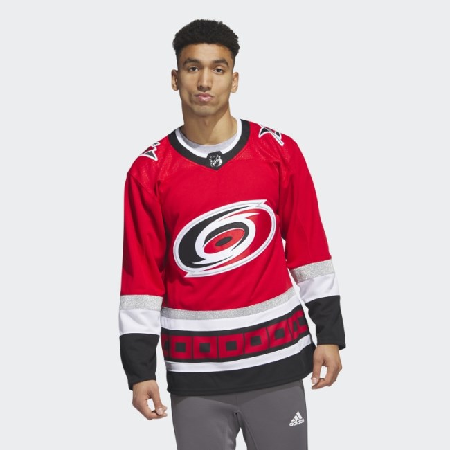 Adidas Red Hurricanes Anniversary Authentic Jersey