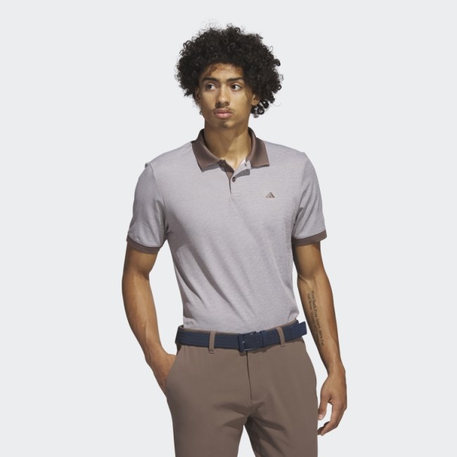 Adidas Ultimate365 No-Show Golf Polo Shirt Earth