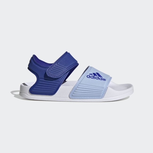 Blue Adidas Adilette Sandals