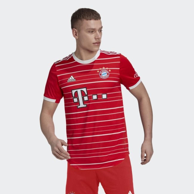 Red FC Bayern 22/23 Home Authentic Jersey Adidas