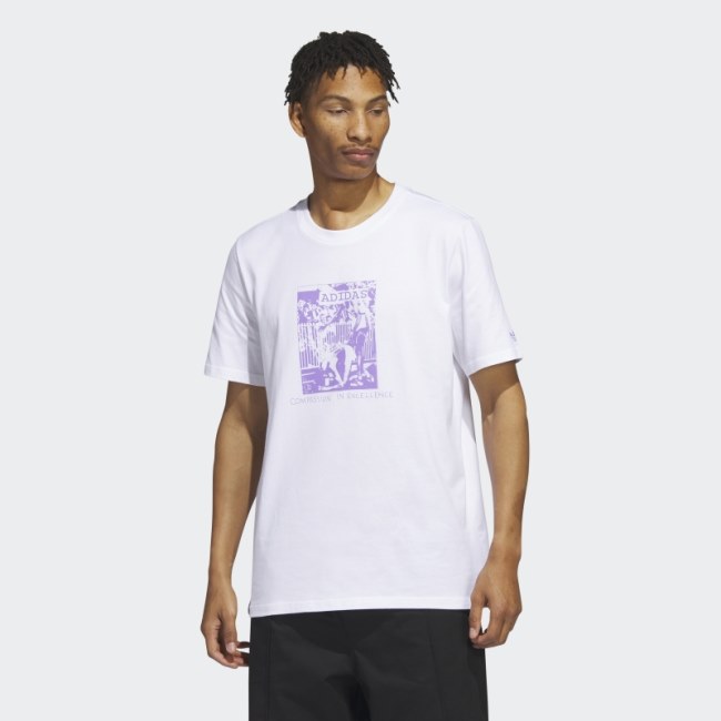 Adidas Dill Compassion Tee White