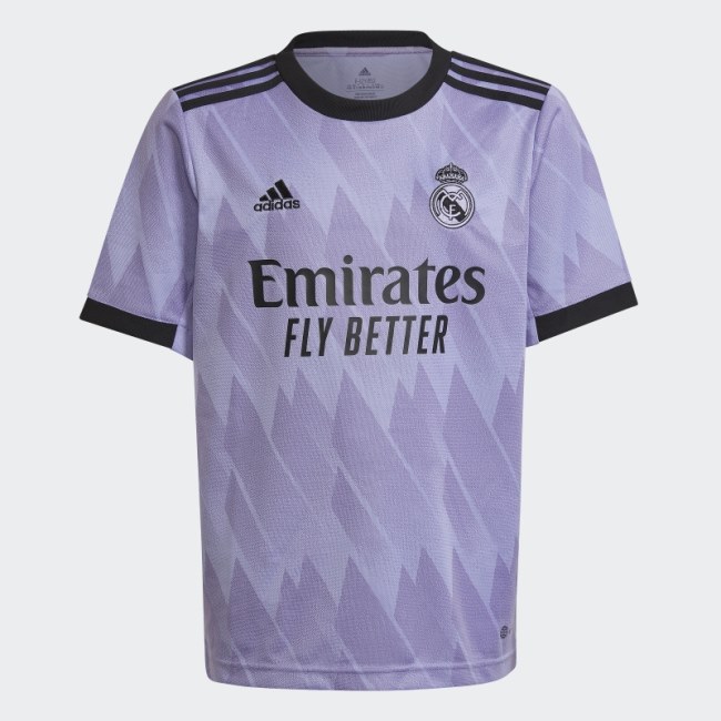 Real Madrid 22/23 Away Jersey Light Purple Adidas