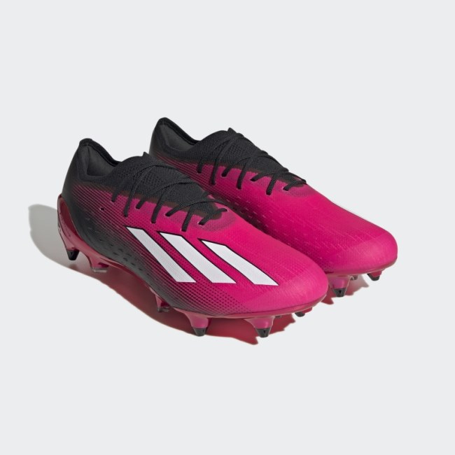 X Speedportal.1 Soft Ground Boots Adidas Pink