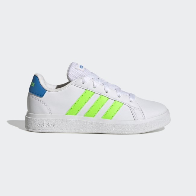 Adidas Grand Court Lifestyle Tennis Lace-Up Shoes Green